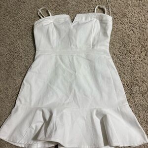 Flying Tomato Ivory Sleeveless Dress